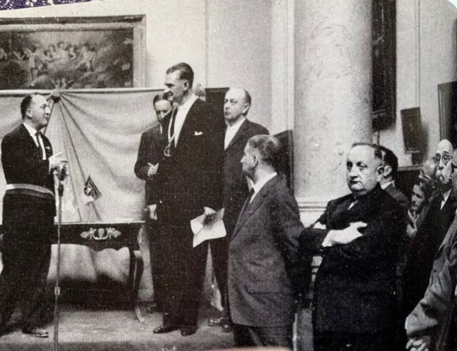 Réception de M. le maire d'Heidelberg par M. François Delmas