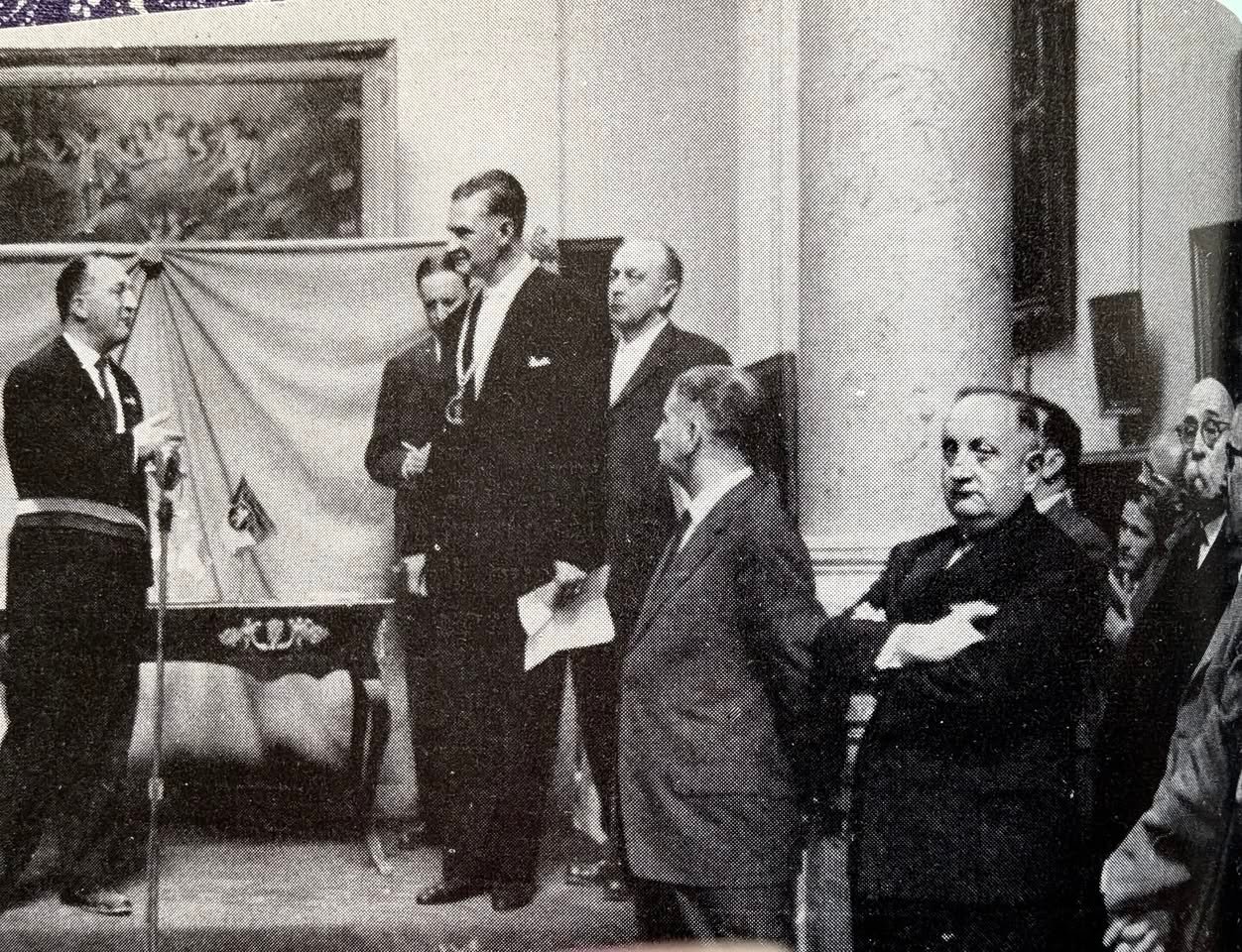 Réception de M. le maire d'Heidelberg par M. François Delmas