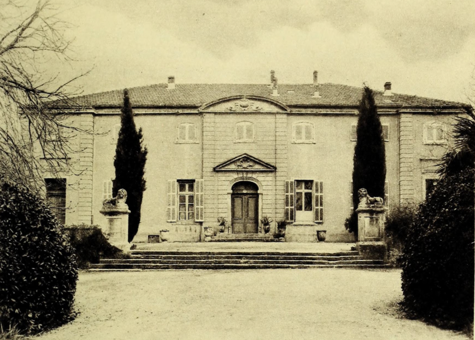 Photo du château d'Alco des années 1930