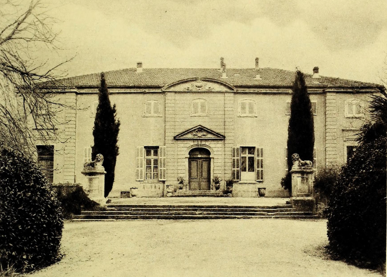 Photo du château d'Alco des années 1930