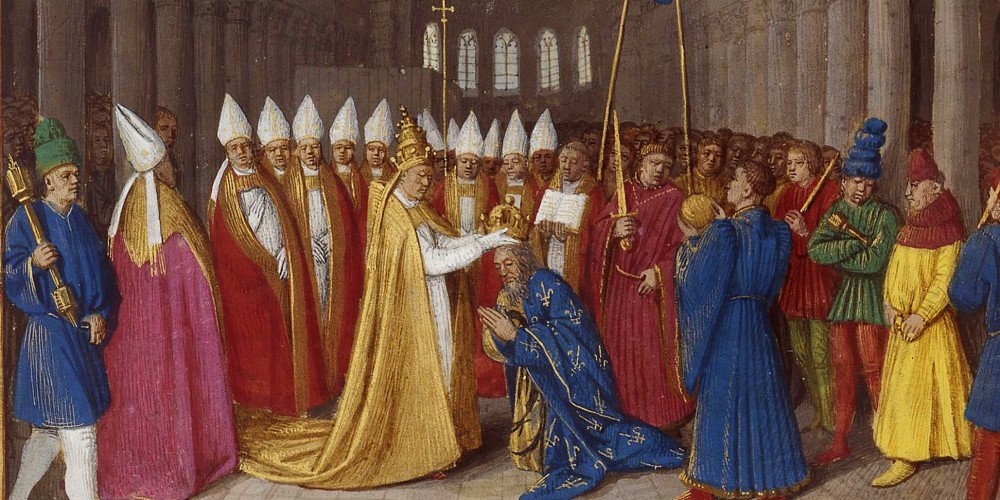 L’histoire méconnue du Nouvel An 1 Couronnement de Charlemagne le 25 decembre 800