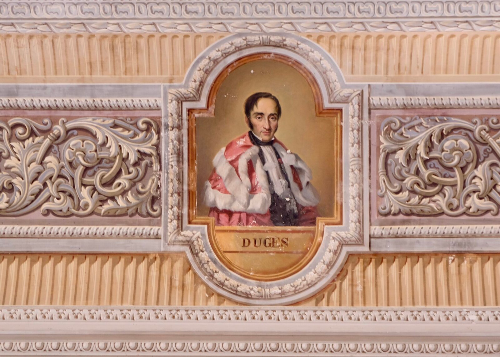 Antoine-Louis Dugès - Portrait peint dans le conservatoire d'anatomie 