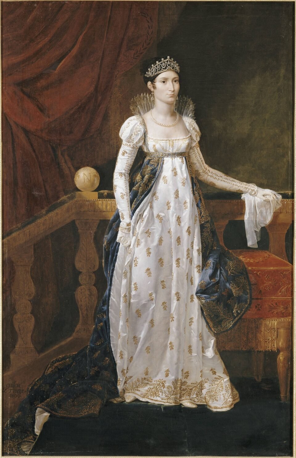 Elisa Bonaparte - Portrait en pied
