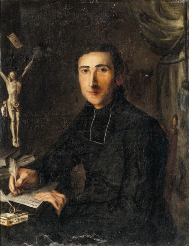 Portrait de l'abbé Jean-Baptiste Fabre par le peintre montpelliérain Coustou