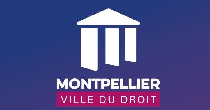 Logo "Montpellier Ville du Droit"
