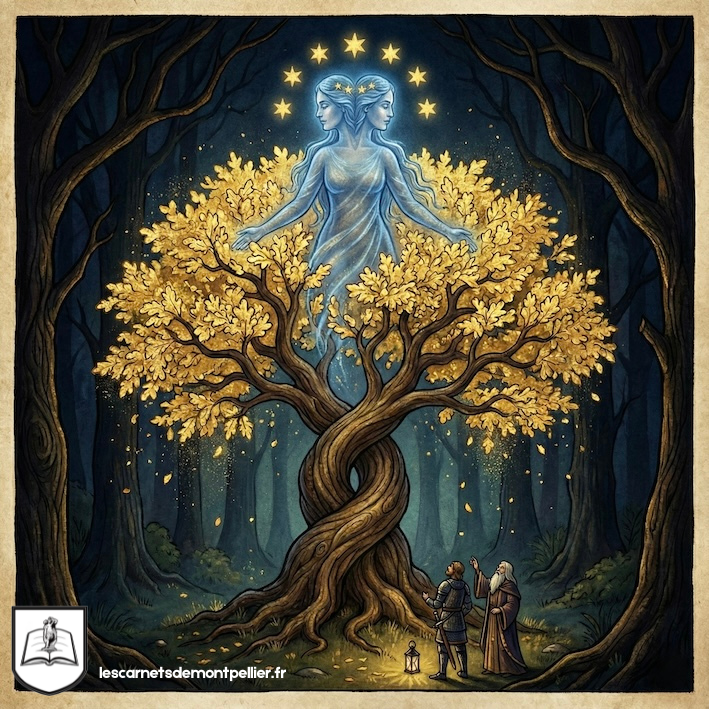 La Fondation de Montpellier : L'arbre à deux têtes 1 La fondation de Montpellier - Aigulf et l'arbre à deux têtes