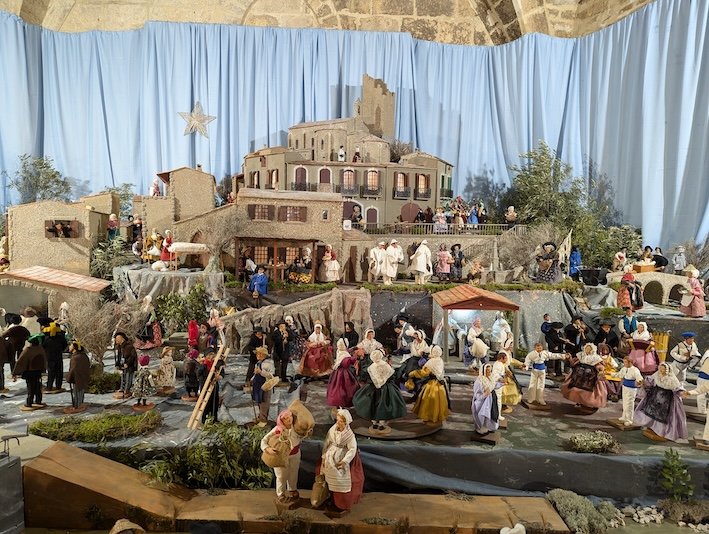 Montpellier - Crèche de la Garriga - Vue partielle sur le village