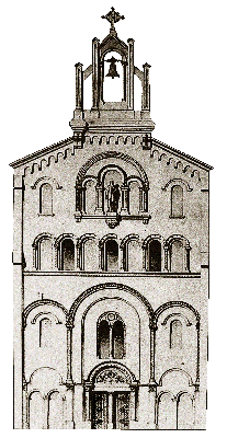 La chapelle Sainte-Eugénie de Nîmes 2 Nimes Eglise Sainte Eugenie Dessin de lelevation