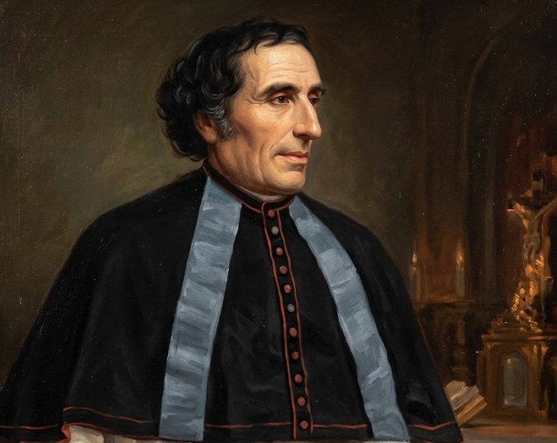 Portrait du père Soulas, retouché d'après l'original du Musée du Vieux Montpellier