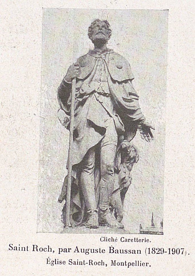 Saint Roch par Auguste Baussan 1829 1907 Eglise Saint Roch Montpellier