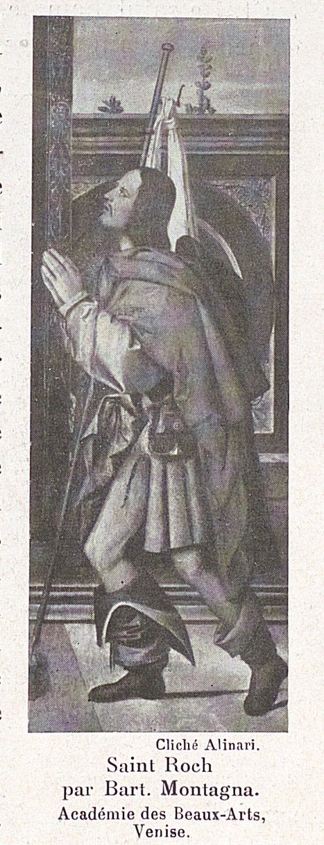 Saint Roch par Montagna Academie des Beaux Arts Venise
