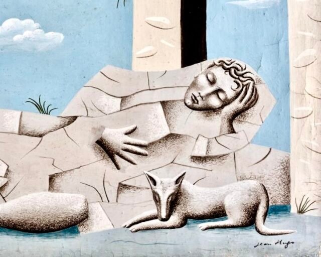 Tableau peint par Jean Hugo en 1929 intitulé "Les Métamorphoses"